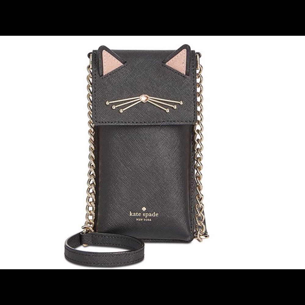 Kate Spade Cat Crossbody Cellphone Bag